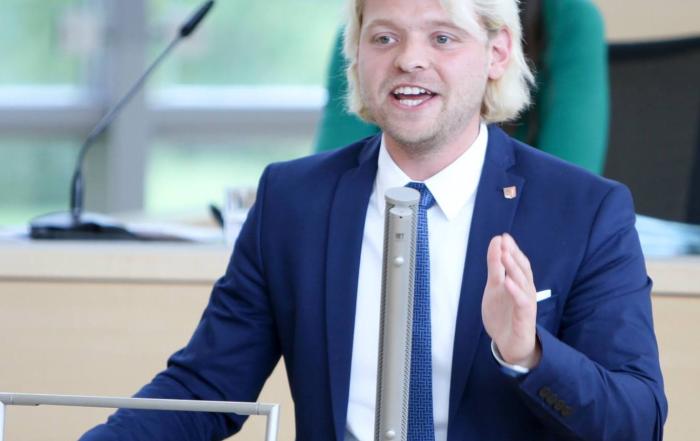 Dennys Bornhöft, Abgeordneter der FDP-Fraktion im Landtag Schleswig-Holstein und gesundheitspolitischer Sprecher