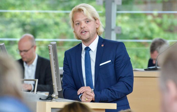 Dennys Bornhöft, Abgeordneter der FDP-Fraktion im Landtag Schleswig-Holstein