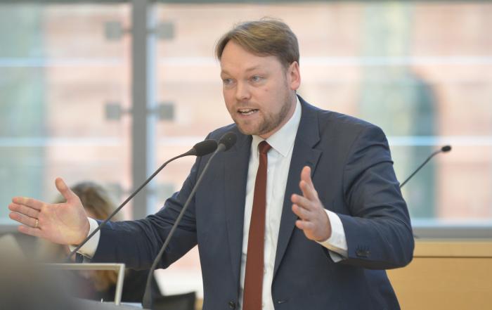 Parlamentarischer Geschäftsführer der FDP-Landtagsfraktion, Oliver Kumbartzky