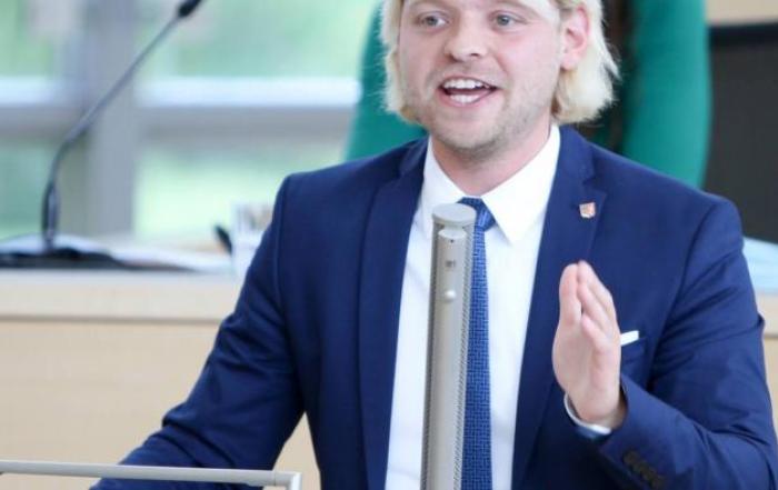 sozialpolitischer Sprecher der FDP-Landtagsfraktion, Dennys Bornhöft