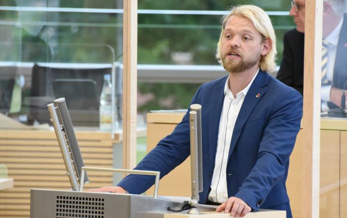 Sozialpolitischer Sprecher der FDP Fraktion im Landtag schleswig-Holstein, Dennys Bornhöft