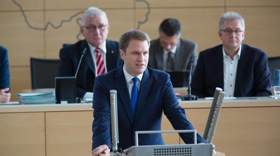 Fraktionsvorsitzender Christopher Vogt