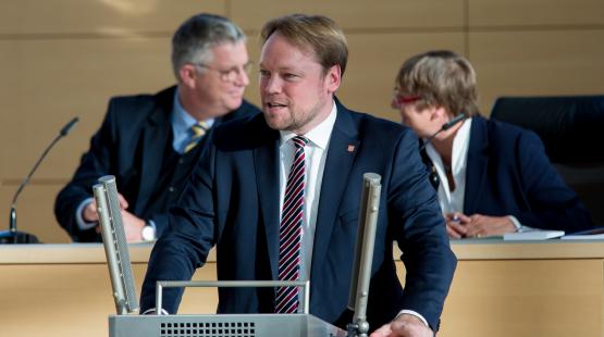 Energiepolitischer Sprecher der FDP-Landtagsfraktion Schleswig-Holstein, Oliver Kumbartzky
