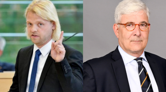 gesundheitspolitischer Sprecher der FDP-Landtagsfraktion, Dennys Bornhöft und der Sprecher für Innen und Recht, Jan Marcus Rossa