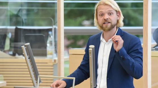 Gesundheitspolitischer Sprecher der FDP-Fraktion im Landtag Schleswig-Holstein, Dennys Bornhöft