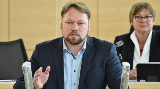 Agrarpolitischer Sprecher der FDP-Landtagsfraktion, Oliver Kumbartzky
