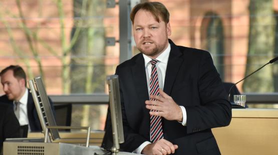 Energiepolitischer Sprecher der FDP-Fraktion im Landtag Schleswig-Holstein: Oliver Kumbartzky