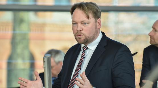 Parlamentarischer Geschäftsführer der FDP Fraktion im Landtag Schleswig-Holstein, Oliver Kumbartzky