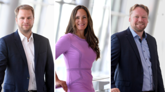 Von links: Christopher Vogt, Annabell Krämer, Oliver Kumbartzky.